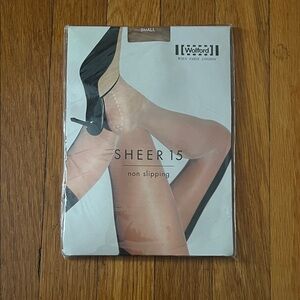 Wolford Sheer 15 Non-Slip in Caramel S